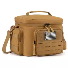 Heavy Duty Tactical Lunch Box para Homens, À Prova de Vazamentos, Isolado, Durável, Saco Térmico, Refeição, Camping, Piquenique, Trabalho - Wolf Magazine