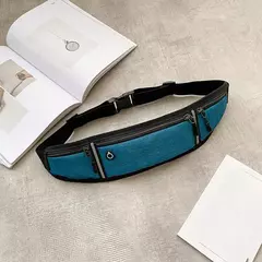 Impermeável Leve Reflexivo Strip Cintura Fanny Pack Ginásio Esportes Correndo Cintura Saco Alças Elásticas Ajustáveis - comprar online