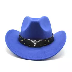 Mulheres e Homens Lã Ocidental Chapéu de Cowboy, Cavalheiro Senhora Jazz Cloche Sombrero Bonés, Tamanho Grande, Inverno, Outono, Novo, 2 - Wolf Magazine