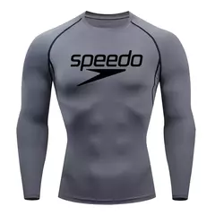 Camiseta apertada de manga curta para homens, Rash Guard, Tee Mergulho, Swimwear - Wolf Magazine