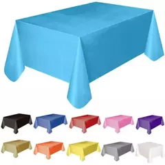 Toalha De Mesa Retangular Descartável, Sobreposições, Toalha De Mesa, Decoração De Casa, Cobertura De Mesa De Jantar, Casamento, Natal, Chuveiro De Bebê, Aniversário, Banquete - comprar online