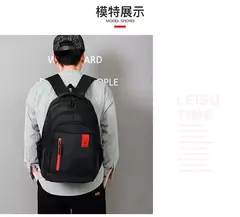 Mochila Oxford Business impermeável para homens e mulheres, bolsa para computador, mochila de viagem casual, mochila escolar luminosa, nova - loja online