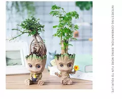 Desenhos animados Groot Figurines para Decoração de Casa, Modelo Miniatura, Desktop Display, Artesanato, Árvore Homem Ornamento, Decoração Do Escritório, 5cm - Wolf Magazine