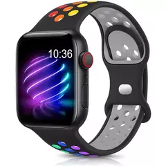 Correia Desportiva Respirável para Apple Watch, Band, Correa, iWatch Series 8, SE, 7, 6, 5, 9 Ultra, 44mm, 49mm, 45mm, 40mm, 41 milímetros, 38 milímetros, 42 milímetros