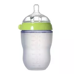 Silicone Baby Bottle, Design de Imitação do Leite Materno, Garrafa De Água Cheia, 0-4 Anos de Idade - loja online