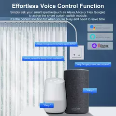 GIRIER-Módulo Interruptor Tuya Cortina inteligente, Wi-Fi, RF433, obturador de rolo elétrico, motor cego, 1 Gang, funciona com Alexa, Alice, Google Home na internet