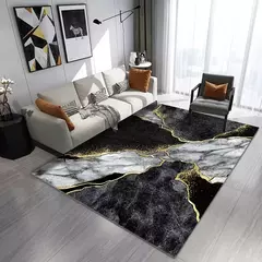 Tapete de mármore abstrato moderno para sala de estar, Tapetes de grande área, Tapete antiderrapante, Tapete de entrada do quarto, Decorações Home - comprar online