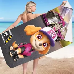 Anime Paw Patrol Toalha De Praia Cartoon Chase Toalhas De Verão Banheiro Toalha De Banho Natação Toalhas De Natal Viagem Toalha De Praia Secagem Rápida