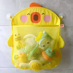 Saco do armazenamento do brinquedo do chuveiro do bebê, pato bonito, sapo, líquido, ventosa forte, jogo do chuveiro do bebê, organizador do banheiro - comprar online