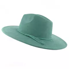 Chapéu Fedora de camurça para homens e mulheres, chapéu de feltro, Fedora clássico, chapéu de igreja, jazz, outono, inverno, 9,5 cm - comprar online