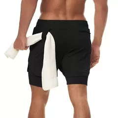 Shorts Quick Dry Camo Running para homens, esportes de ginástica, treino, fitness, jogging, calças curtas, verão, 2 em 1 na internet