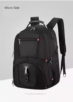 Durável Swiss Multifuncional Laptop Mochila, Resistente À Água Saco De Viagem, Faculdade Bookbag, Porta De Carregamento USB, 17";;VERDADEIRO;;"15 inch General na internet