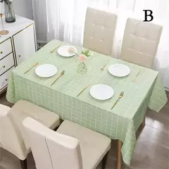 Toalha de mesa impressa em estilo nórdico, capa de pano impermeável, à prova de óleo, decoração doméstica, retângulo, mesa de jantar, guia, a9e6