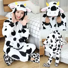 Mulheres e homens Ponto Animal Onesies, Pijama com capuz dos desenhos animados, Trajes de Halloween, Natal Onesie, adultos, Kigurumi - loja online