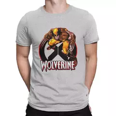 Camisetas Marvel Super Hero para homens, gola redonda, manga curta, X-Man, Wolverine, Humor, presente, roupas de ideia, 100% algodão - Wolf Magazine