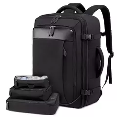 Mochila de Viagem Impermeável Multifuncional, Grande Capacidade, Bolsa para Computador de Negócios, 40L, 4 conjuntos na internet