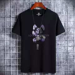 Camiseta retrô casual masculina, manga curta, algodão vintage, tops respiráveis na moda, designer de luxo, alta qualidade, verão, Y2K