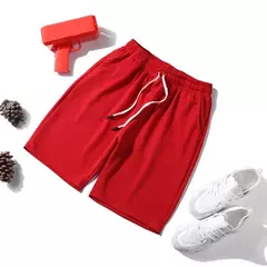 Calça reta de praia masculina casual, shorts esportivos de corrida, moda rua, novo, verão - Wolf Magazine