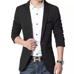 Blazer casual masculino, terno de negócios fino, casaco de cavalheiro, roupa de marca, moda outono, novo, alta qualidade, M para 5XL, 2023 - comprar online