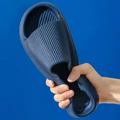 Chinelos antiderrapantes de banheiro para homens e mulheres, confortáveis sandálias ao ar livre, flip-flop de praia, sola macia, eva, leve, nova moda, verão - Wolf Magazine