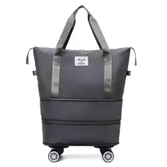 Imagem do Multi-Function Wheel Travel Bag, Ultra-Light, separação portátil, seco e úmido, armazenamento de bagagem, grande capacidade, Fitness Bag