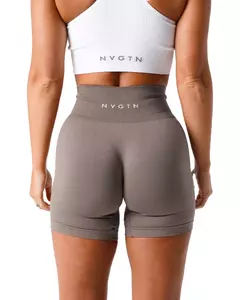 NVGTN Spandex Sólida Sem Costura Shorts Mulheres Soft Workout Calças Justas Fitness Yoga Calças Gym Wear