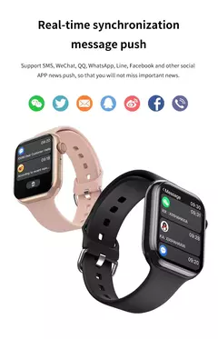 Smartwatch de carregamento sem fio para homens e mulheres, chamadas Bluetooth, pulseira de fitness, relógio personalizado, novo, 2022