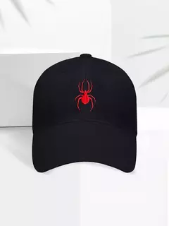 Boné de beisebol bordado aranha personalizado para homens e mulheres, esportes ao ar livre, protetor solar de lazer, chapéu de pato, sol, verão na internet