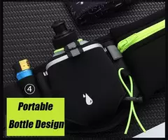 Marathon Trail Running Waist Pack para homens e mulheres, bolsa de cintura para telefone, garrafa de água, mochila esportiva, fitness, bolso duplo, cinto de corrida - loja online