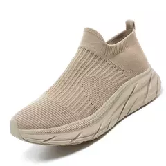 Imagem do Designer Sock Shoes para homens e mulheres, sapatilhas de flanela feminina, sapatos de plataforma, Basket Sneakers, Primavera, Outono