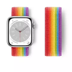 Imagem do Série 9, 8, SE, 7, 6, 5, 4, 3, 49mm, Loop de Nylon para Apple Watch Band, Ultra-2, iWatch Strap, 44 milímetros, 40 milímetros, 45 milímetros, 41 milímetros