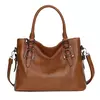 Bolsa de couro macio vintage de luxo para mulheres, marca famosa, designer, crossbody, Europa, Hobos, senhoras, Sac, 2024