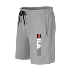 Calção esportiva masculina popular com bolsos, calça masculina de verão, solta, lazer, corrida legal - comprar online