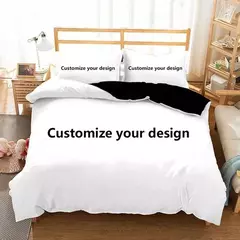 Conjunto de cama 3d personalizado com fronha, 3d, interessante e criativo, gêmeo, completo, rainha, king size, Dropshipping - Wolf Magazine