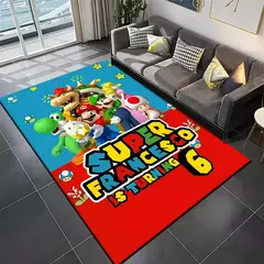 Tapete de Super Mario Bros Movie Game Area, Tapete antiderrapante, Tapete para casa, Sala de estar, Quarto, Sofá, Capacho, Decoração da cozinha, 15 tamanhos na internet