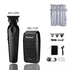 Kemei-KM-2299 Aparador De Cabelo Para Homens, Haircut Machine, Hair Clipper, Cortador Profissional, Máquina De Corte - comprar online