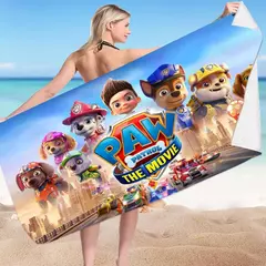 Anime Paw Patrol Toalha De Praia Cartoon Chase Toalhas De Verão Banheiro Toalha De Banho Natação Toalhas De Natal Viagem Toalha De Praia Secagem Rápida - comprar online