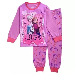 Conjunto pijama de algodão infantil, pijamas femininas, Frozen Anna Cartoon, roupas de bebê, primavera, outono, novo - Wolf Magazine