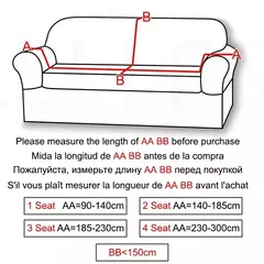 Imagem do Capa de sofá Jacquard grossa para sala de estar, capa elástica de sofá de canto em forma de L, 1 lugares, 2 lugares, 3 lugares, 4 lugares