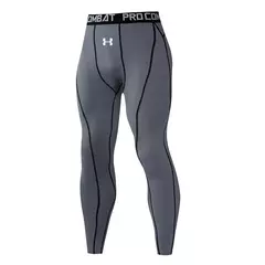 Calças de compressão elástica para homens Roupa esportiva masculina de ginástica, calças justas esportivas, jogging, músculo, verão - loja online