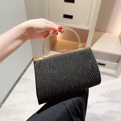 Bolsa de luxo para mulheres, damasco noite embreagem, bolsa de ombro para festa, bolsa de casamento feminino, prata, ZD01 - comprar online