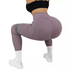 Leggings de ioga de cintura alta com bolsos para mulheres, roupas corrida, calças justas de ginástica, esportes, fitness, 2021 - loja online