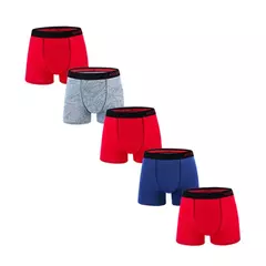 Algodão Boxer Shorts Set masculino, Roupa Interior Masculina, Marcas de Cuecas, Calcinhas Sexy, Cuecas Família, 5Pcs - Wolf Magazine