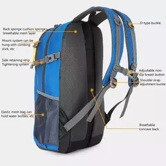 Mochila de viagem grande 40L com capacidade para homens e mulheres, bolsa ao ar livre à prova d'água, montanhismo, ciclismo, caminhadas, mochila esportiva - Wolf Magazine