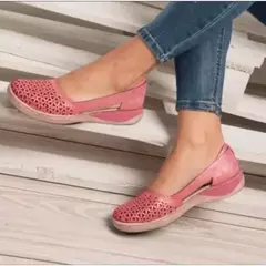 Sandálias artesanais de couro feminino, sapatilhas respiráveis, estilo retrô, chinelo de apoio personalizado para senhoras, verão 2022 na internet