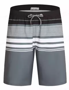 Shorts listrados de praia masculino, moda praia, calções de prancheta, calção de ginástica, cuecas masculinas, maiô, moda praia infantil, moda menino - Wolf Magazine