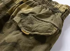 Imagem do Camuflagem de algodão masculino Bermuda Beach Jogger Shorts masculino para carga, Breeche casual, verão, Dropshipping quente, novo