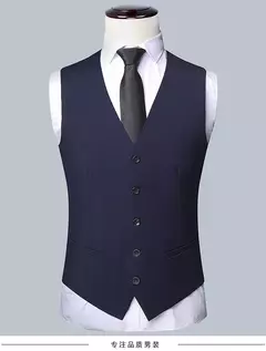 Alta qualidade (blazer + colete + calças) homens simples negócios elegante moda entrevista de trabalho cavalheiro terno fino 3 peças terno - Wolf Magazine