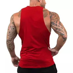 Imagem do Quick Dry malha ginásio t-shirt dos homens, colete muscular respirável, moletom de jogging, Indoor Exercício, Fitness, ao ar livre