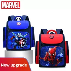 Maravilhas Vingadores Anime Mochila para Crianças, Desenhos Animados Homem-Aranha, Capitães América, Jardim de Infância, Saco de Estudantes do Ensino Fundamental